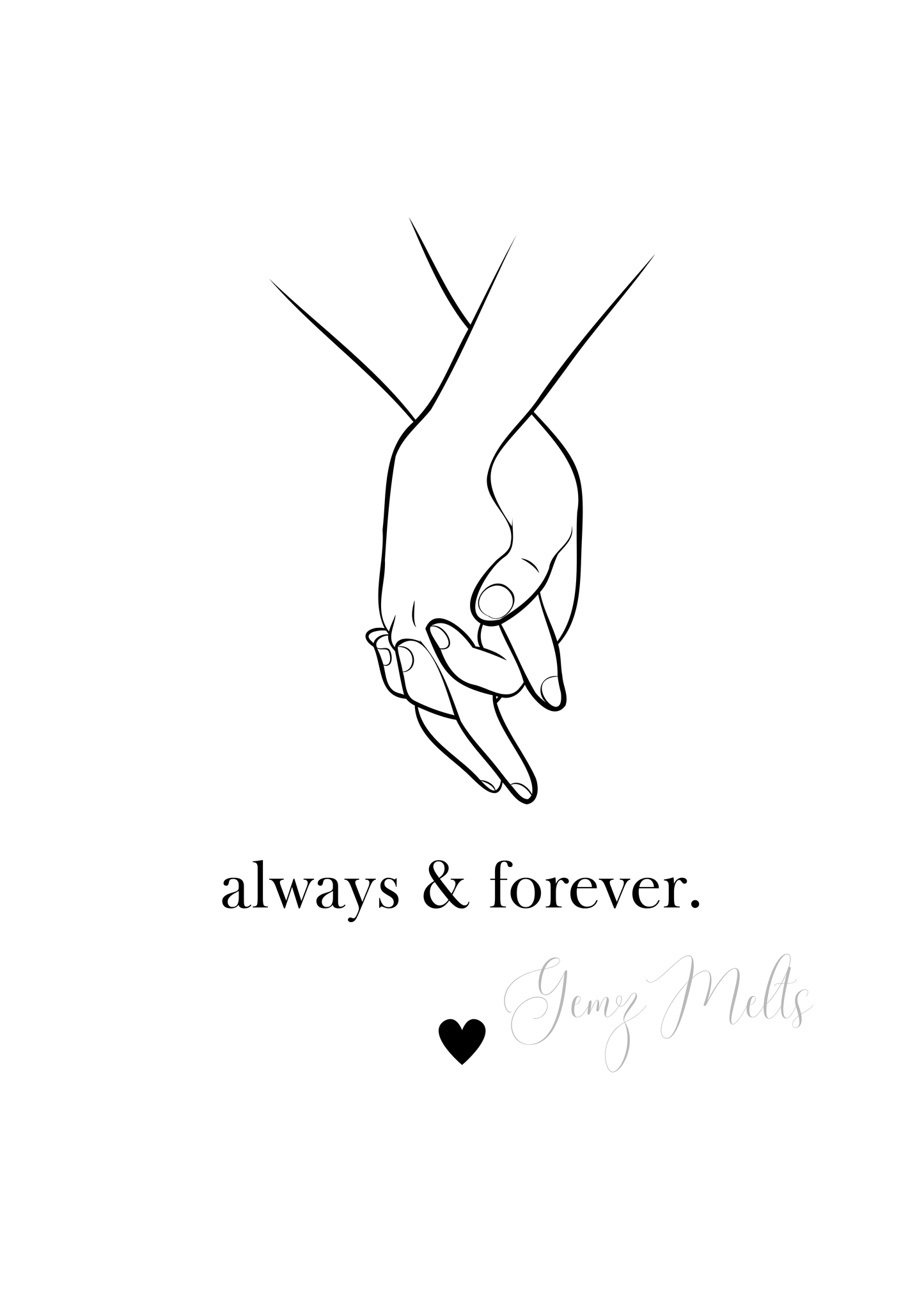 Always & Forever DIGITAL PRINT