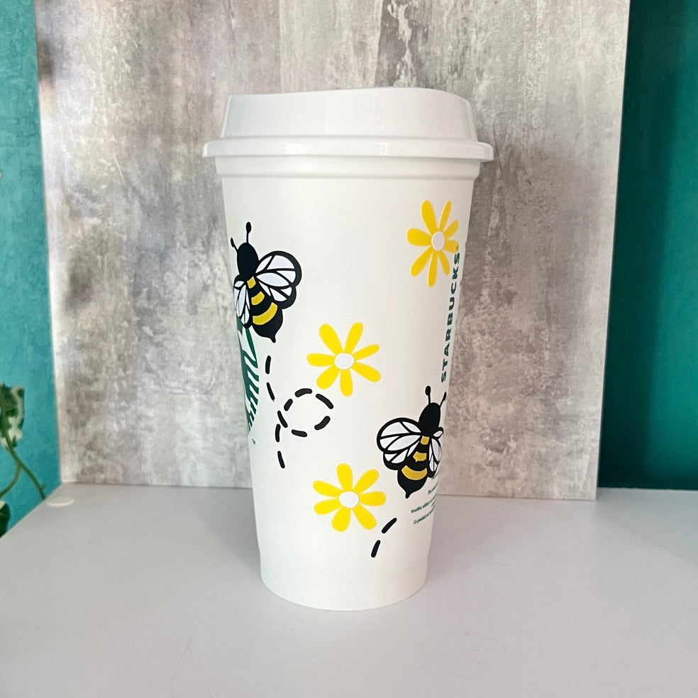 Bumblebee Reusable Starbucks Hot Cup
