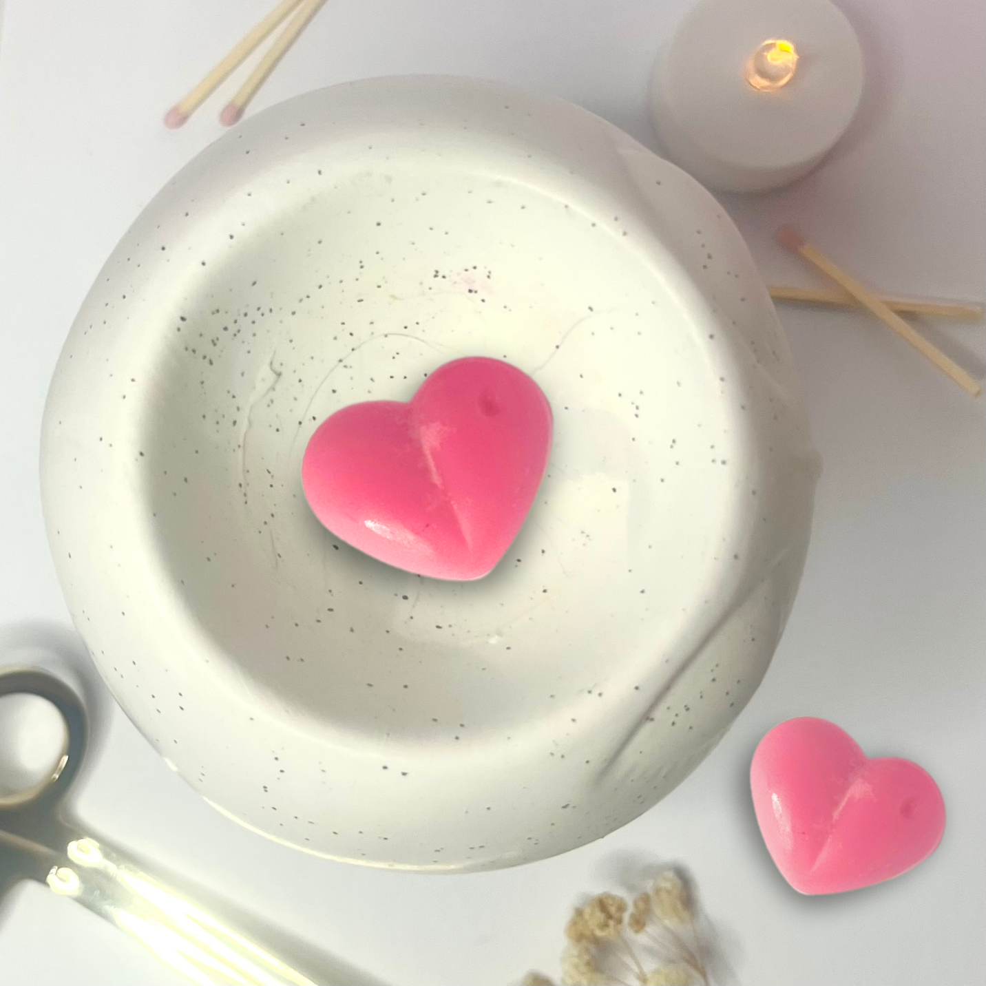 NEW 'Cherry Blossom & Sweet Pea' Heart Wax Melts